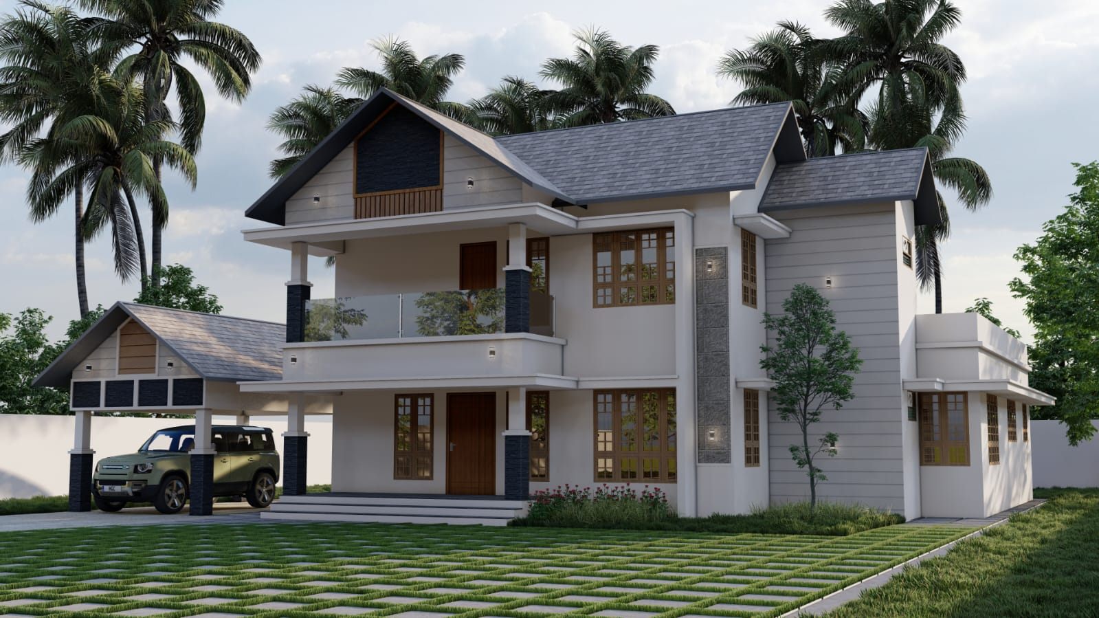Villa design by Medora Builders